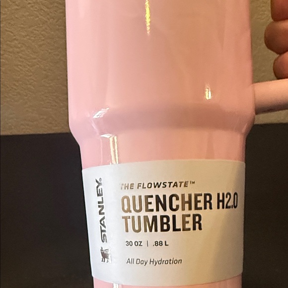 Stanley Blush Tumbler with Heart Straw 🆕💝 - Picture 2 of 2
